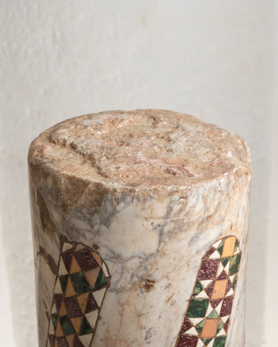 Cosmatesque Column - Lazio - 13th Century-photo-6