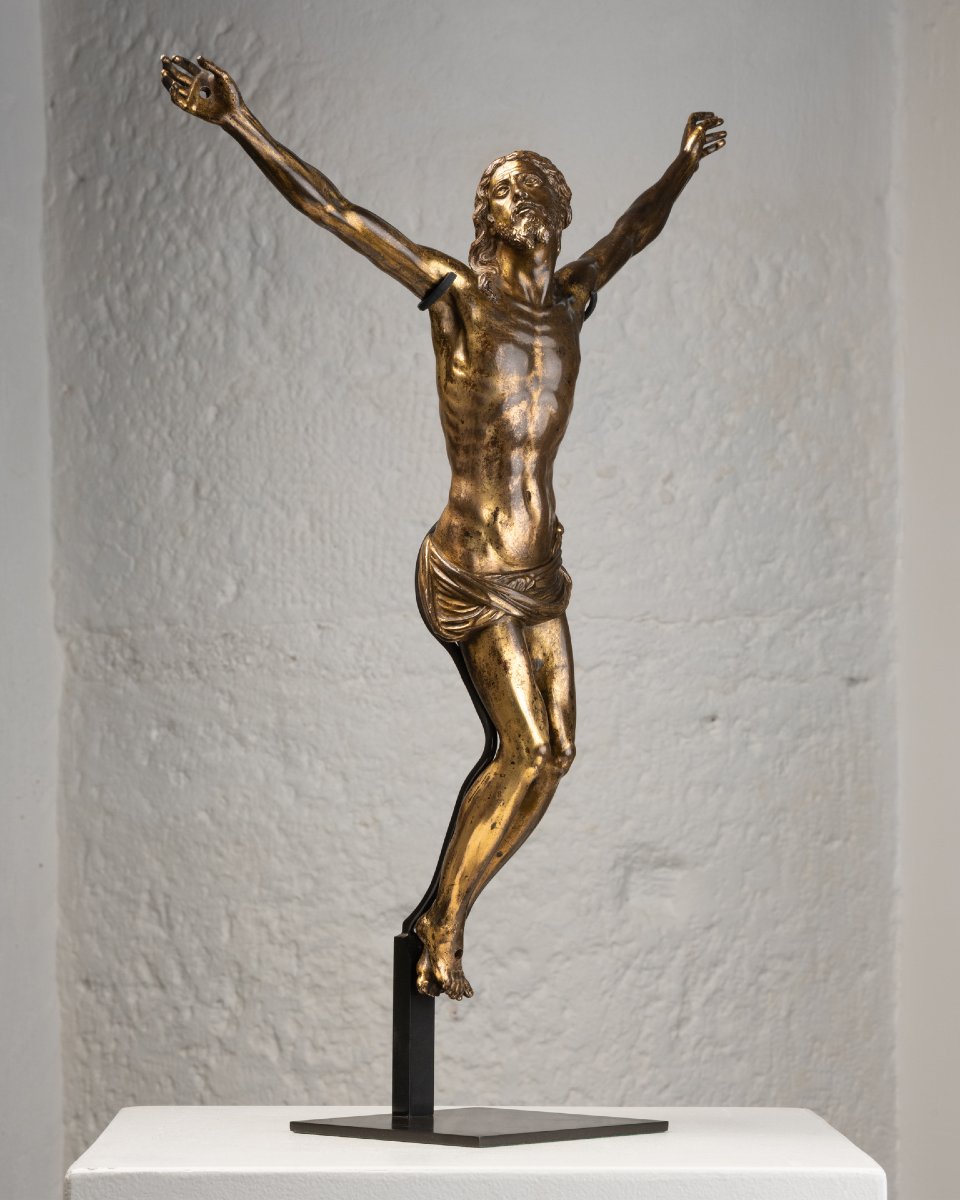 Cristo Vivo – Gilded Bronze – Tuscany – Early 17th Century-photo-2