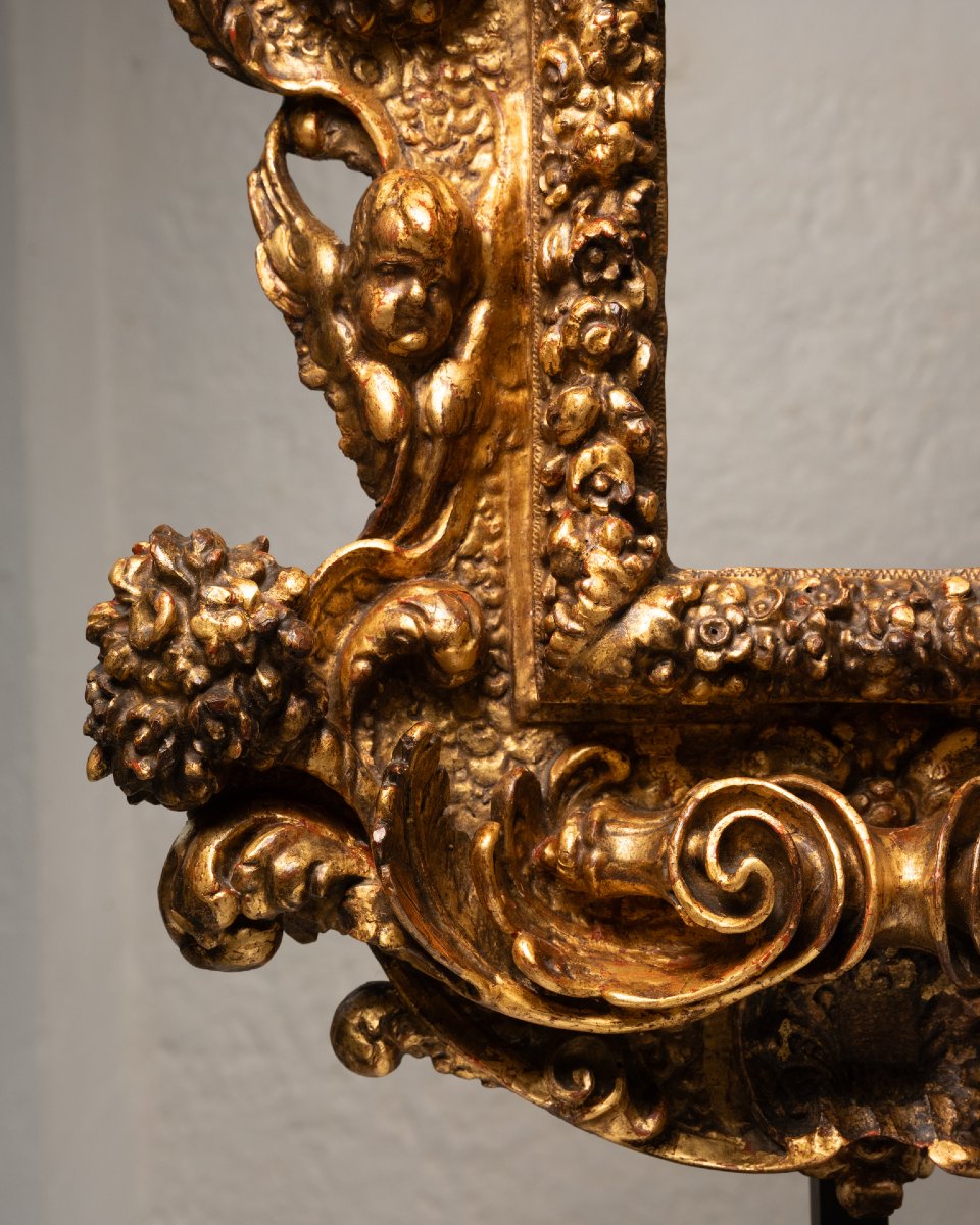 Tabernacle en bois doré – Lombardie, Italie – XVIIe siècle-photo-1
