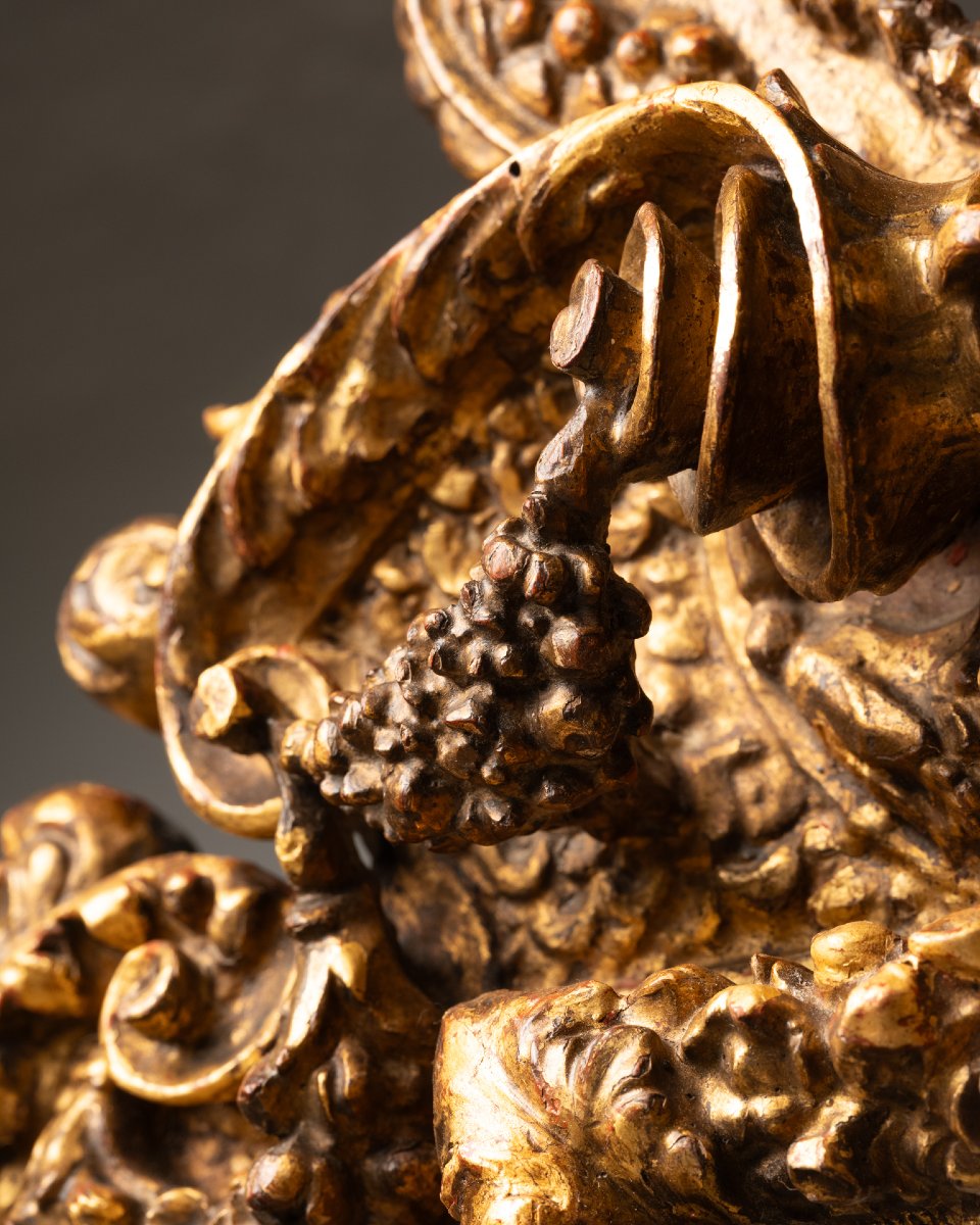 Tabernacle en bois doré – Lombardie, Italie – XVIIe siècle-photo-3