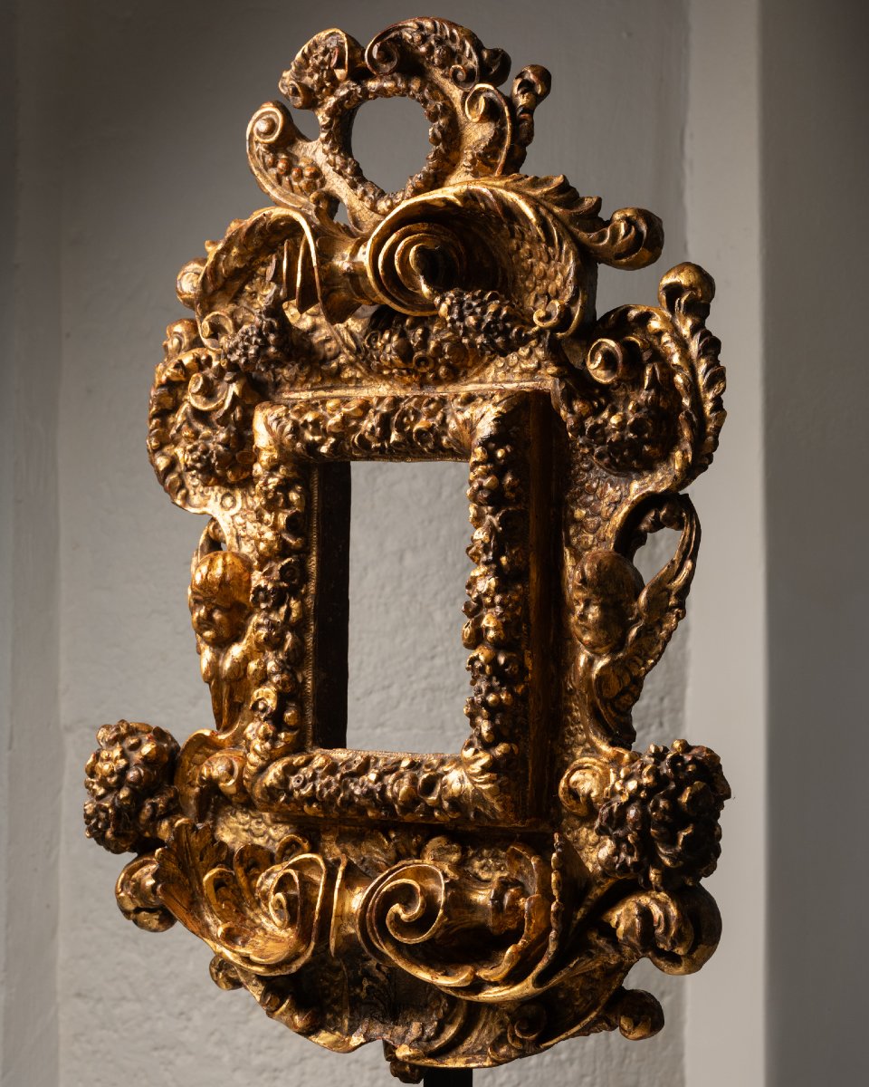 Tabernacle en bois doré – Lombardie, Italie – XVIIe siècle-photo-7