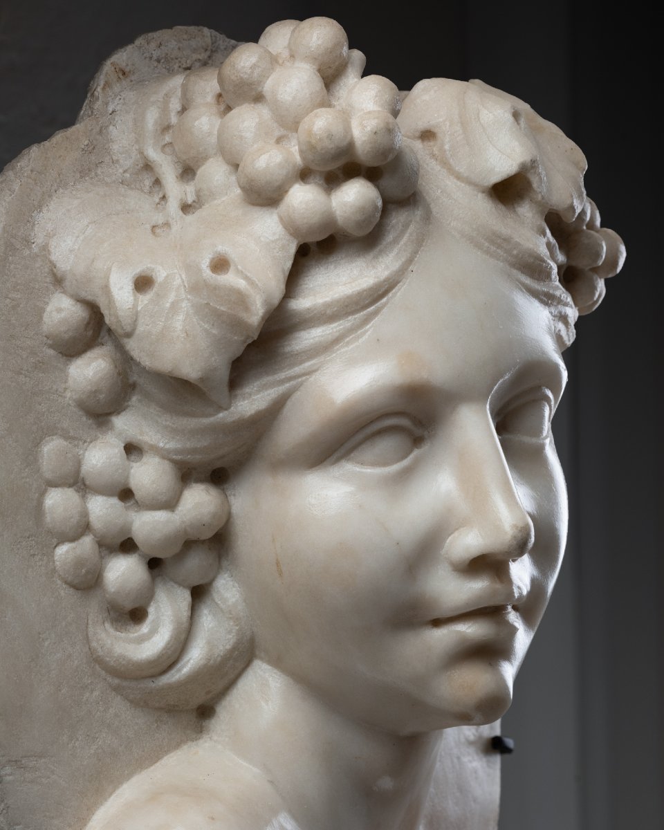 Pair Of Marble Medallions – Northern Italy – 17th Century-photo-7