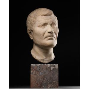 Head Of Agrippa - Marble - Roman Empire - 1st Century Bc