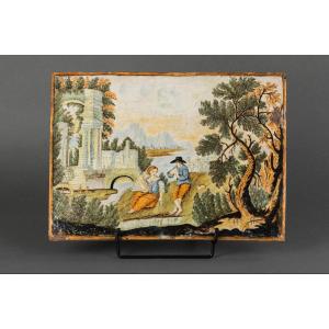 Majolica Plate - Castelli Early Eighteenth Century