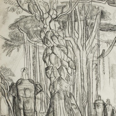 André Maire (1898 - 1984) — The Return Of The Elephants-photo-2