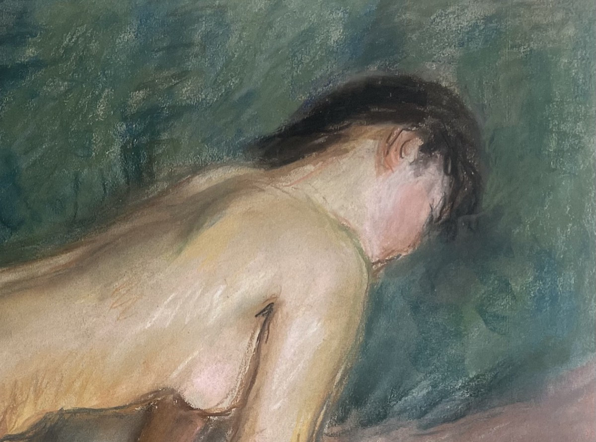 Pierre Deval (1897 - 1993) — Kneeling Woman-photo-3