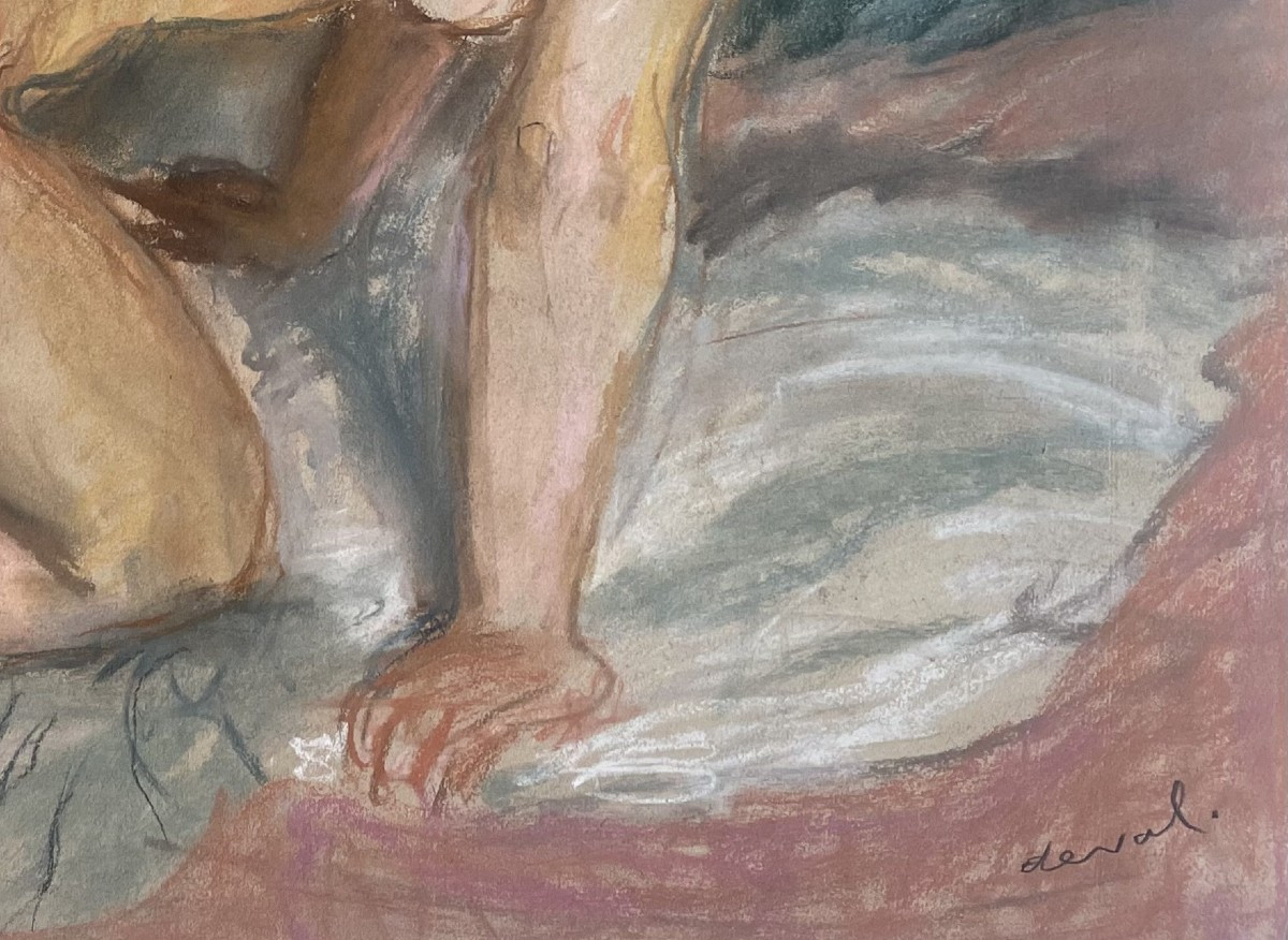 Pierre Deval (1897 - 1993) — Kneeling Woman-photo-1