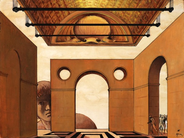 René Gruau (1909 - 2004) — Architecture With A Face