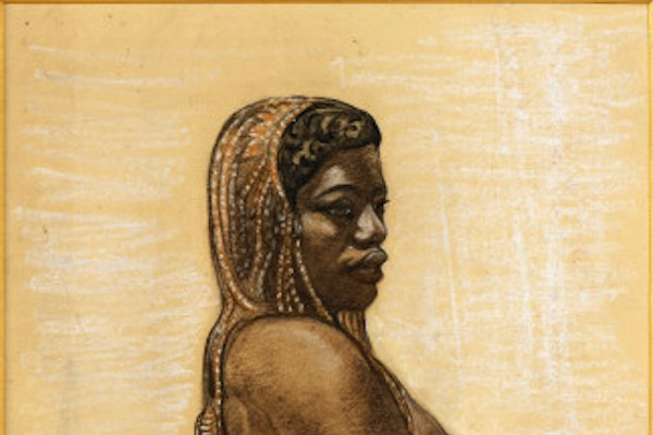 Gaston Suisse (1896 - 1988) — Swahili Woman In Profile-photo-2