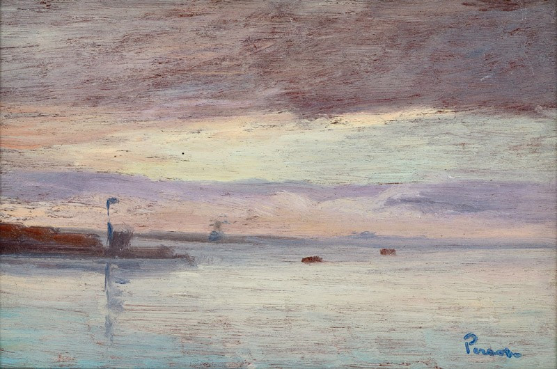 Henri Person (1876 - 1926) — The Gulf Of Saint-tropez Under Stormy Skies