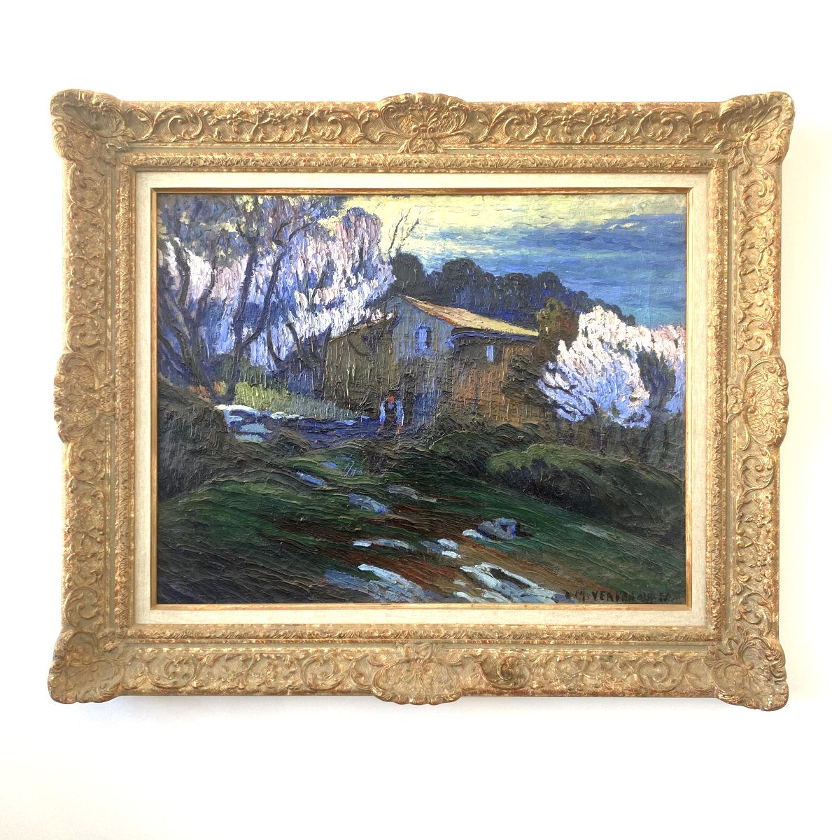  Louis Mathieu Verdilhan (1875 - 1928) — Cerisiers en fleurs aux environs d'Allauch-photo-4
