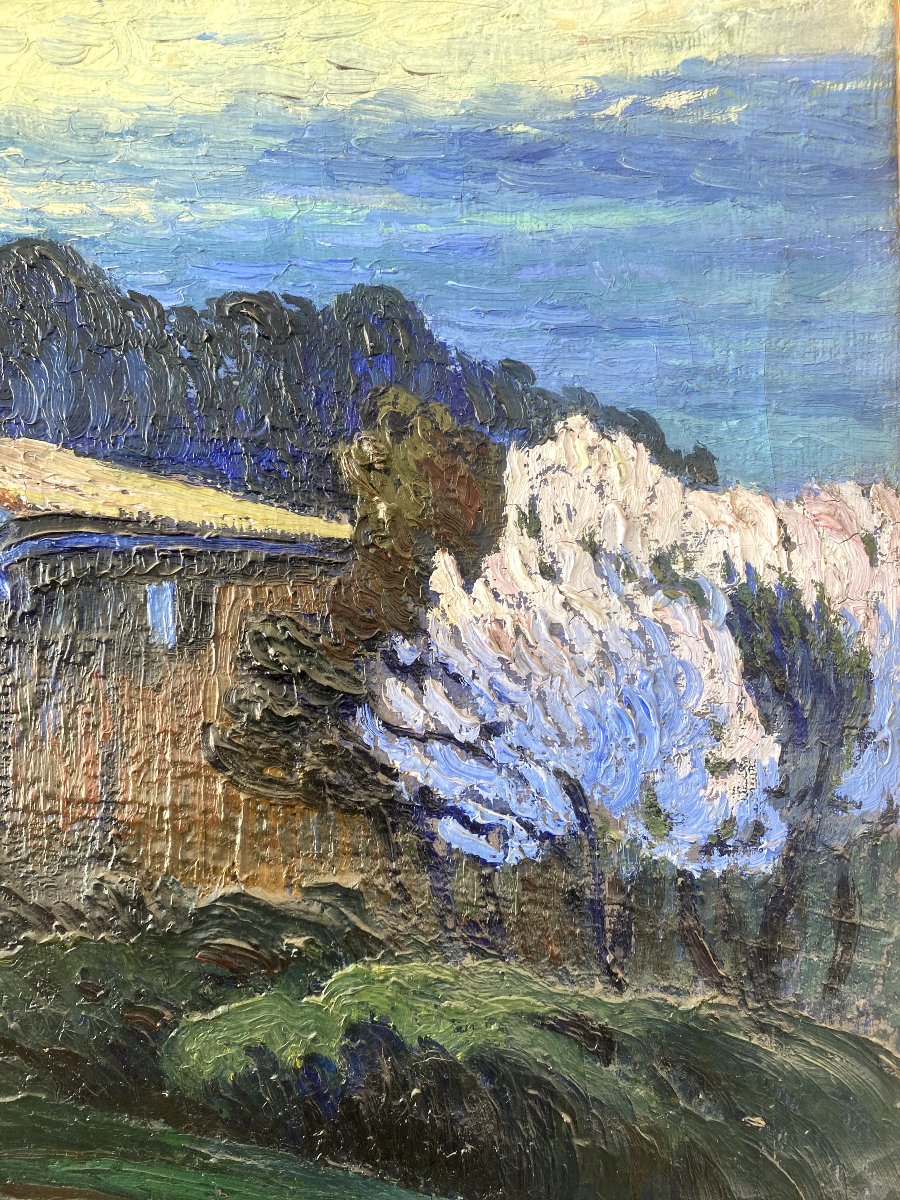 Louis Mathieu Verdilhan (1875 - 1928) — Cerisiers en fleurs aux environs d'Allauch-photo-2