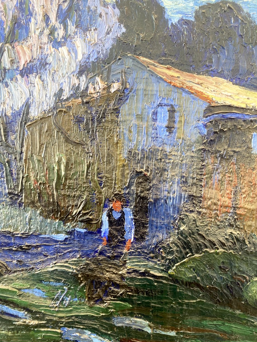  Louis Mathieu Verdilhan (1875 - 1928) — Cerisiers en fleurs aux environs d'Allauch-photo-5