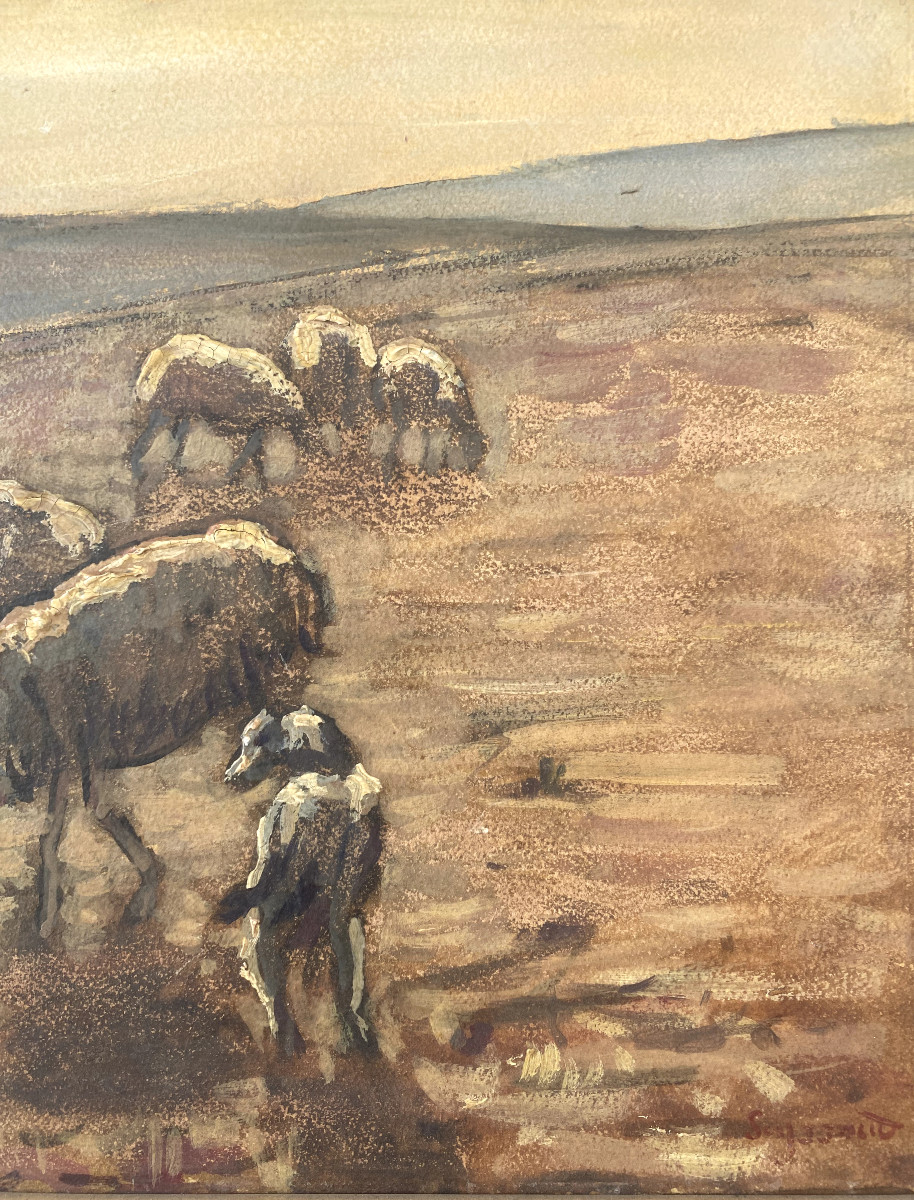  René Seyssaud (1867 - 1952) — The Sheep, Circa 1899-photo-1