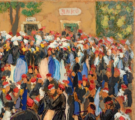 Jacques Martin Ferrières (1893 - 1972) — Konavle, près de Dubrovnik, danses-photo-3