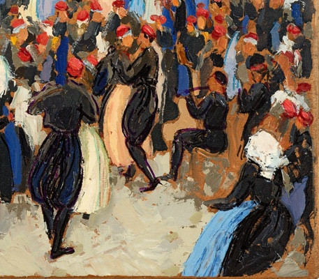 Jacques Martin Ferrières (1893 - 1972) — Konavle, près de Dubrovnik, danses-photo-4