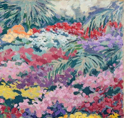 Jacques Martin Ferrieres (1893 - 1972) — Parterre de marguerites-photo-3