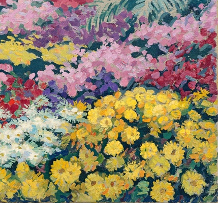 Jacques Martin Ferrieres (1893 - 1972) — Parterre de marguerites-photo-4