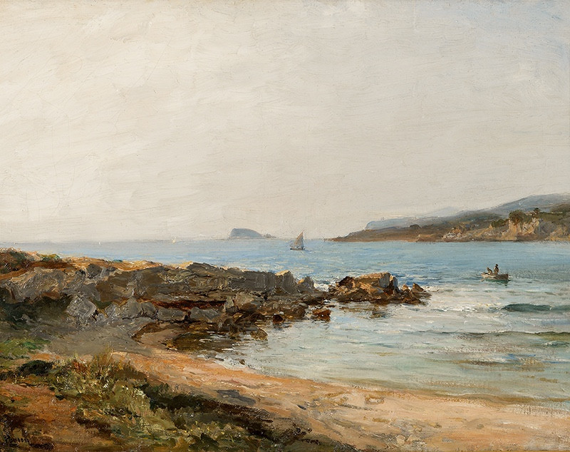Raphael Ponson (1835 - 1904) — Rochers à Bandol
