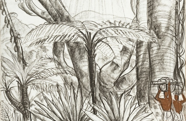 André Maire (1898 - 1984) — Madagascar, personnages sous le baobab, 1959-photo-3