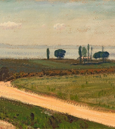 René Seyssaud (1867 - 1952) — Bord d'étang de Berre-photo-3