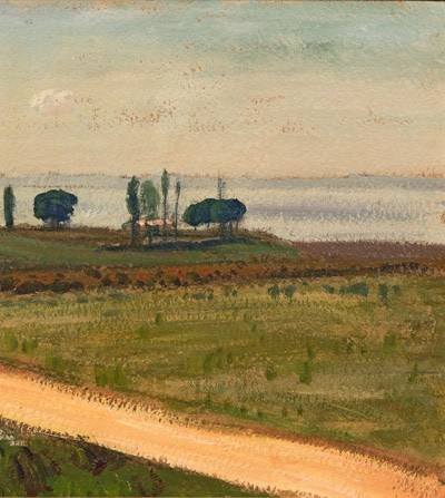 René Seyssaud (1867 - 1952) — Bord d'étang de Berre-photo-4