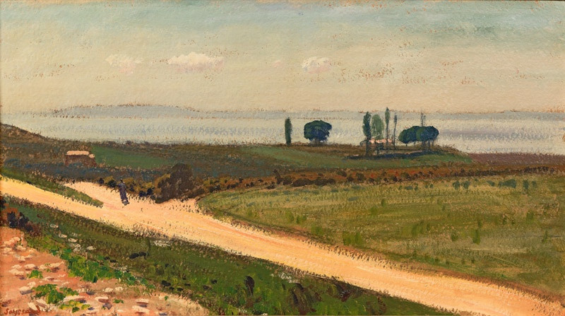 René Seyssaud (1867 - 1952) — Bord d'étang de Berre