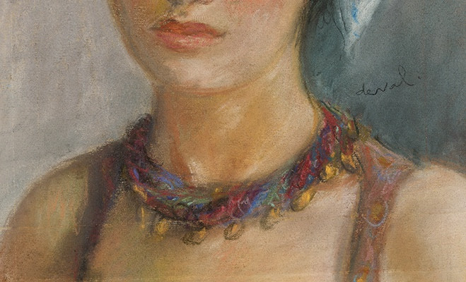 Pierre Deval (1897 - 1993) — Portrait de Yolande-photo-3