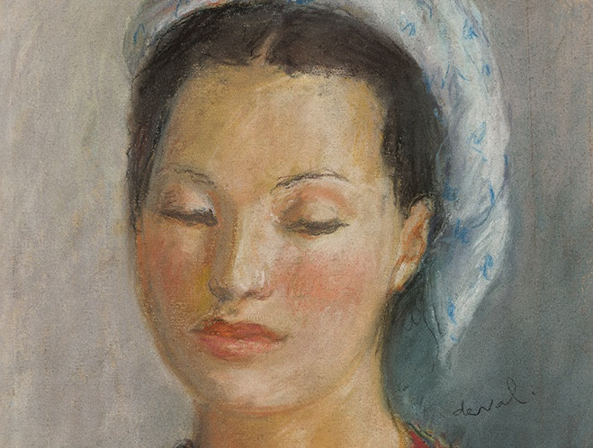 Pierre Deval (1897 - 1993) — Portrait de Yolande-photo-4