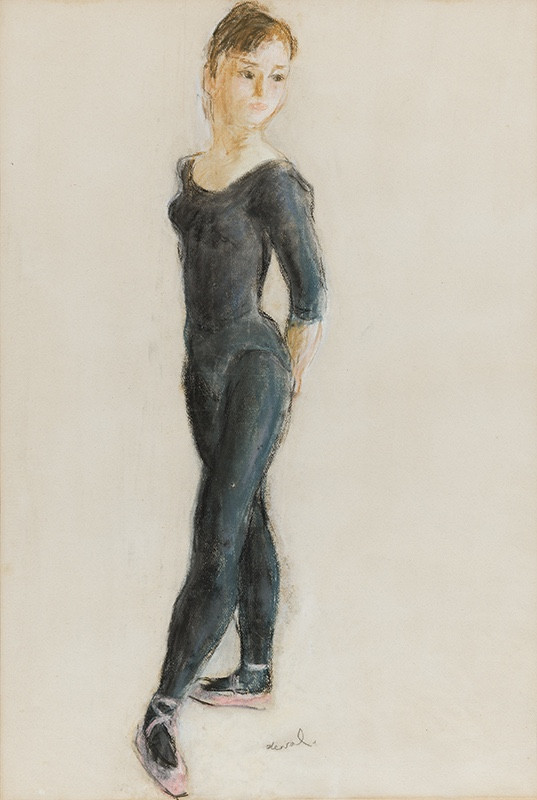 Pierre Deval (1897 - 1993) — Portrait Of A Dancer