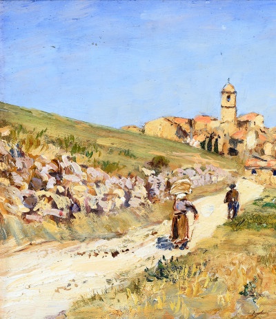 René Seyssaud (1867 - 1952) — Village In Provence-photo-2