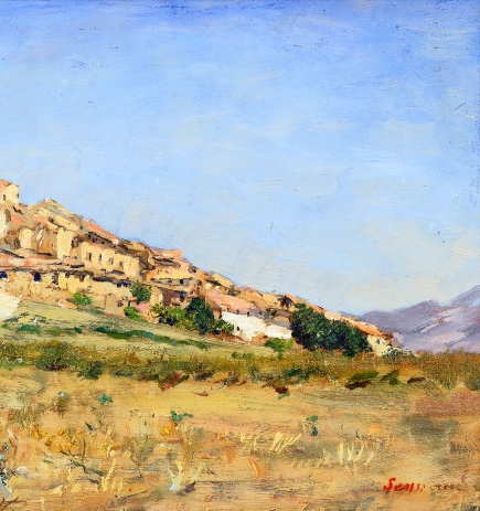 René Seyssaud (1867 - 1952) — Village In Provence-photo-3