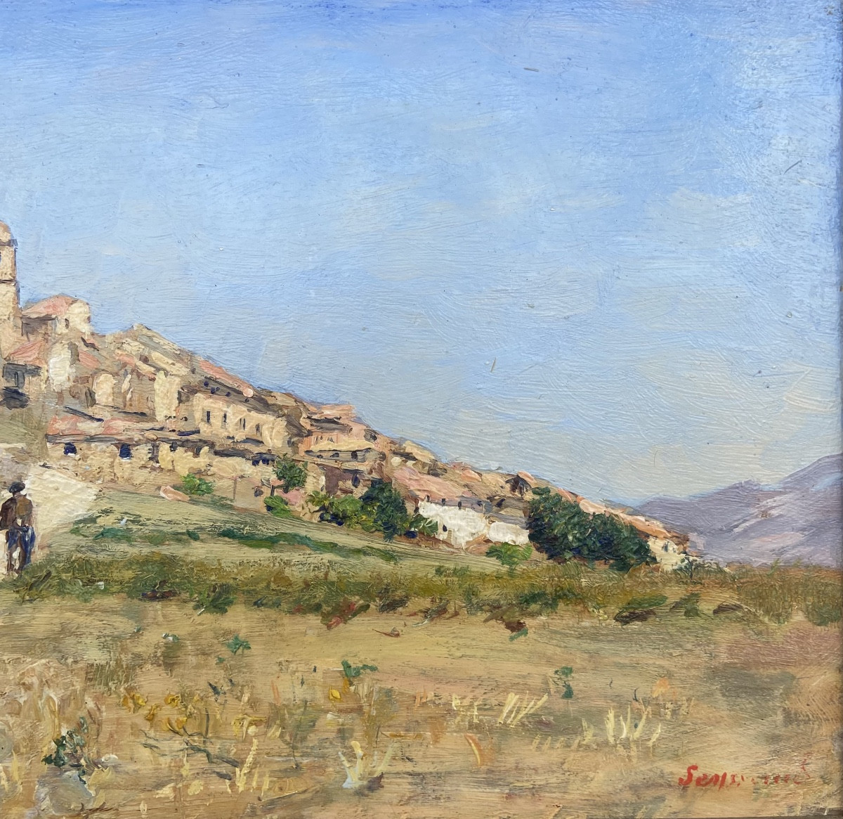 René Seyssaud (1867 - 1952) — Village In Provence-photo-2