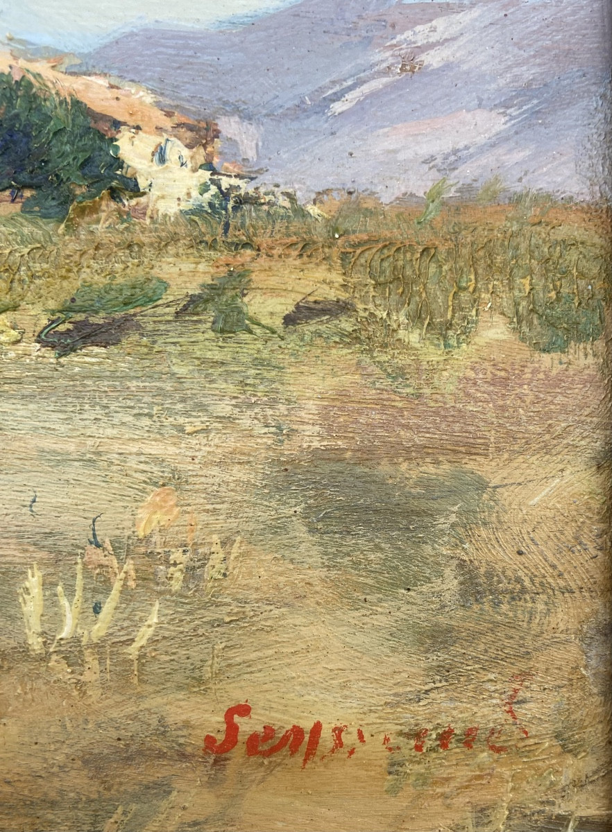 René Seyssaud (1867 - 1952) — Village In Provence-photo-4