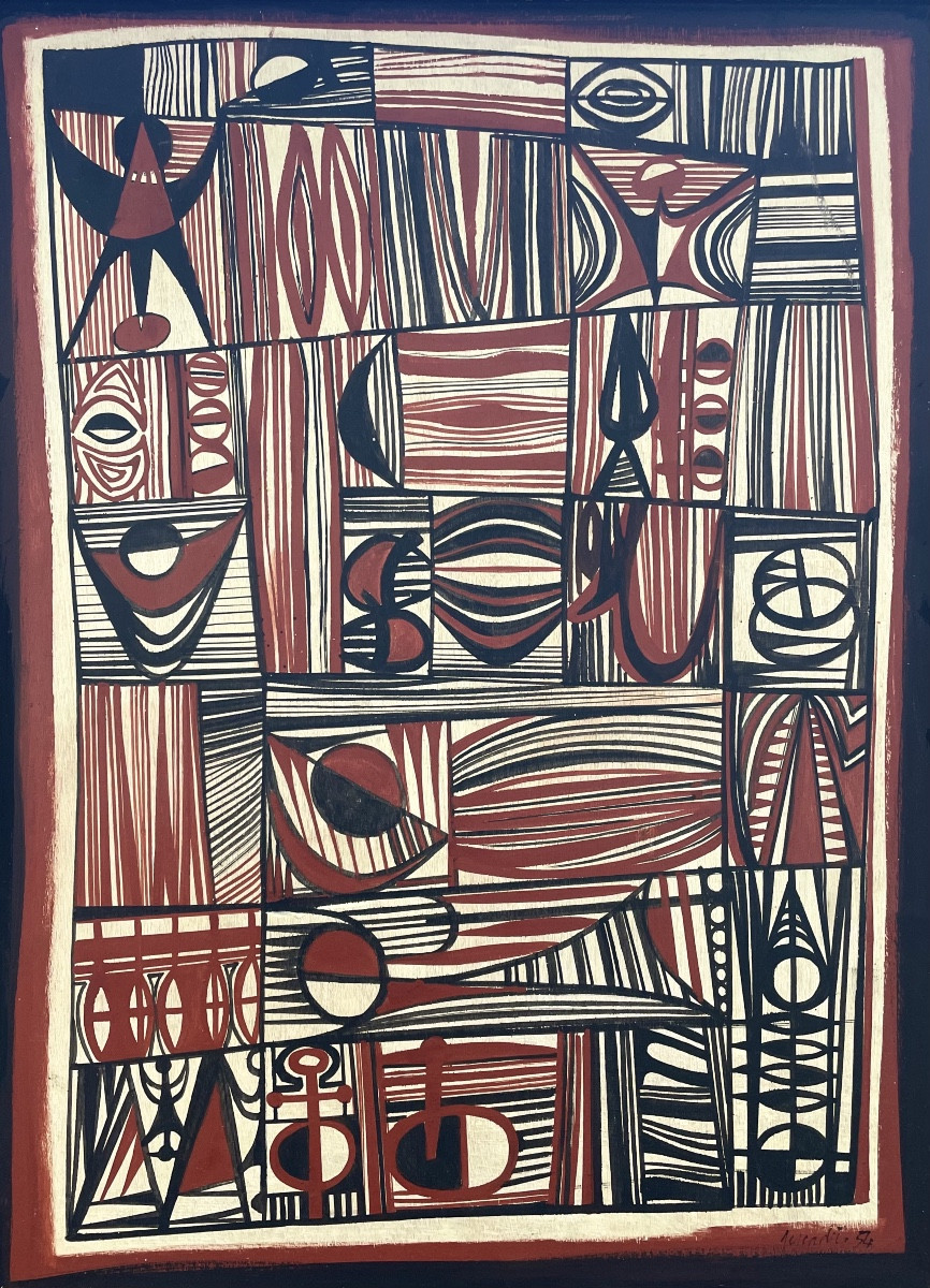 Georges-Henri Pescadère (1915 - 2003) — Tapa-giogiesque, 1954