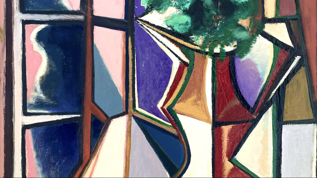 Georges-Henri Pescadère (1915 - 2003) — Feuillage dans un broc, 1977-1981-photo-3