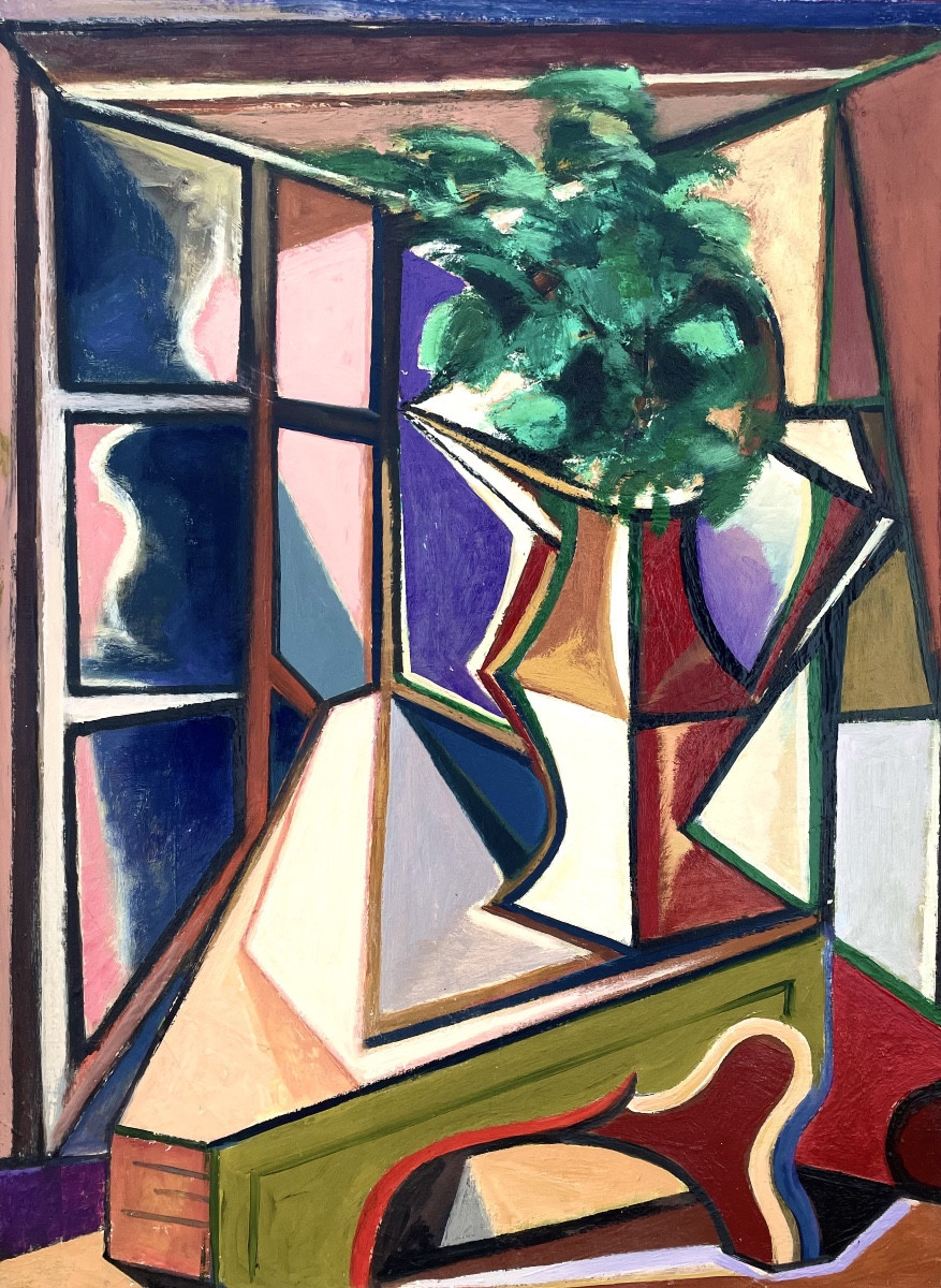 Georges-Henri Pescadère (1915 - 2003) — Feuillage dans un broc, 1977-1981