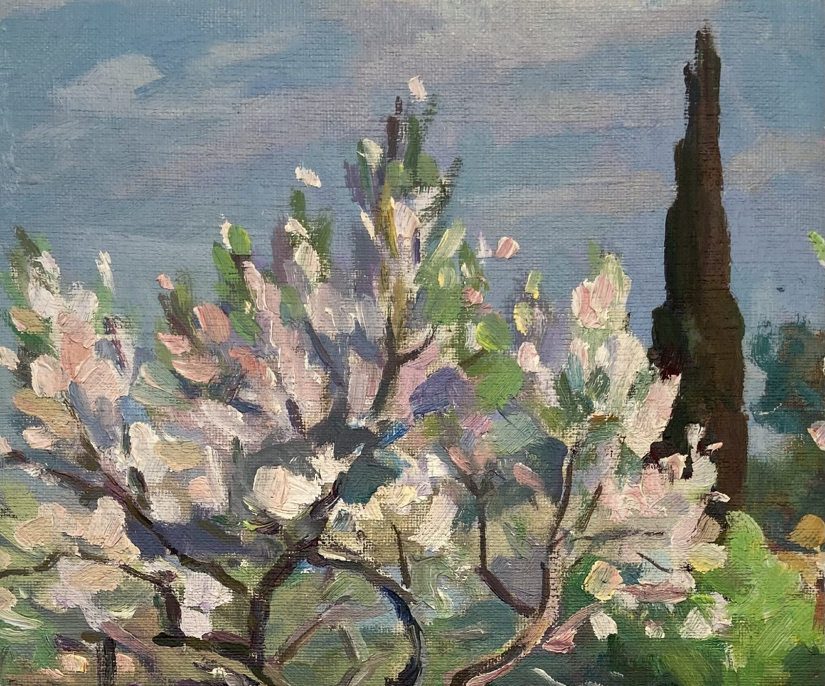 Jos Henri Ponchin (1897 - 1981) — Cherry Tree In Bloom-photo-2