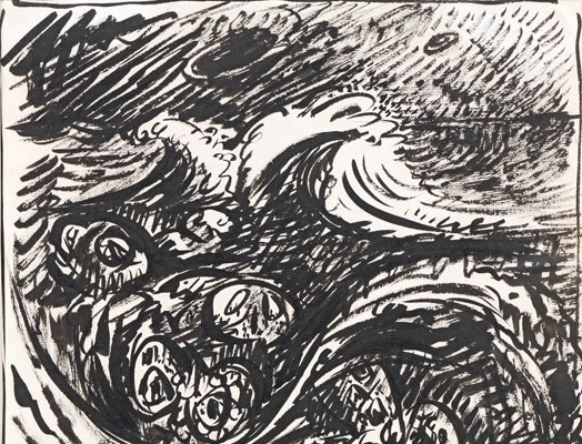 André Masson (1896 - 1987) — The Sea Was Rotting, Coleridge, 1947-photo-2