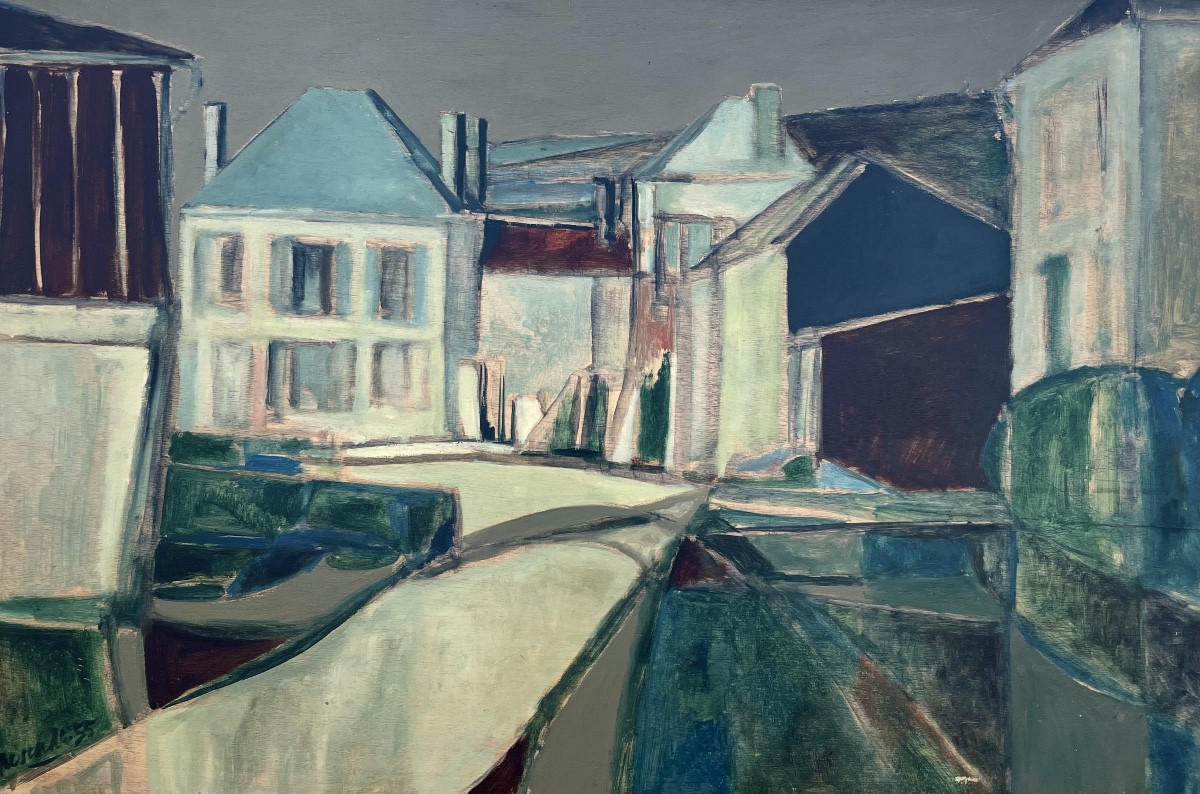 Georges-henri Pescadère (1915 - 2003) — "rimbaud's House In Charleville", 1955