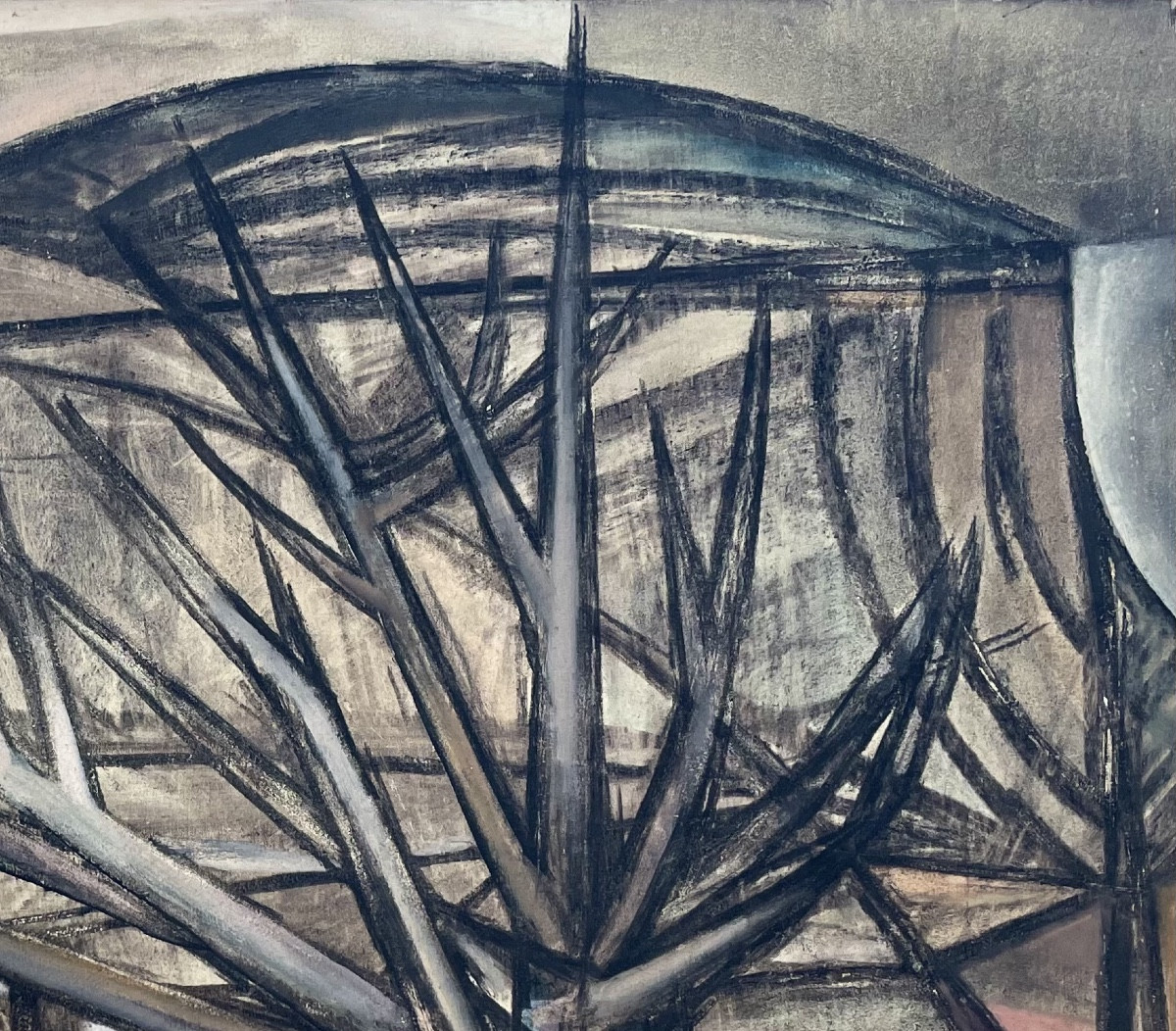 Georges-Henri Pescadère (1915 - 2003) — Arbre dénudé, août 1975-photo-3