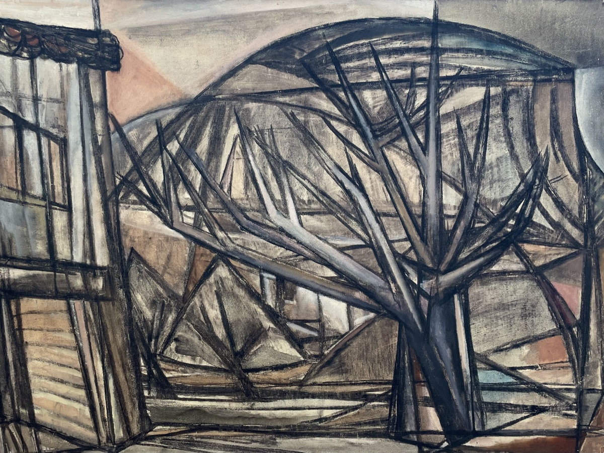 Georges-Henri Pescadère (1915 - 2003) — Arbre dénudé, août 1975