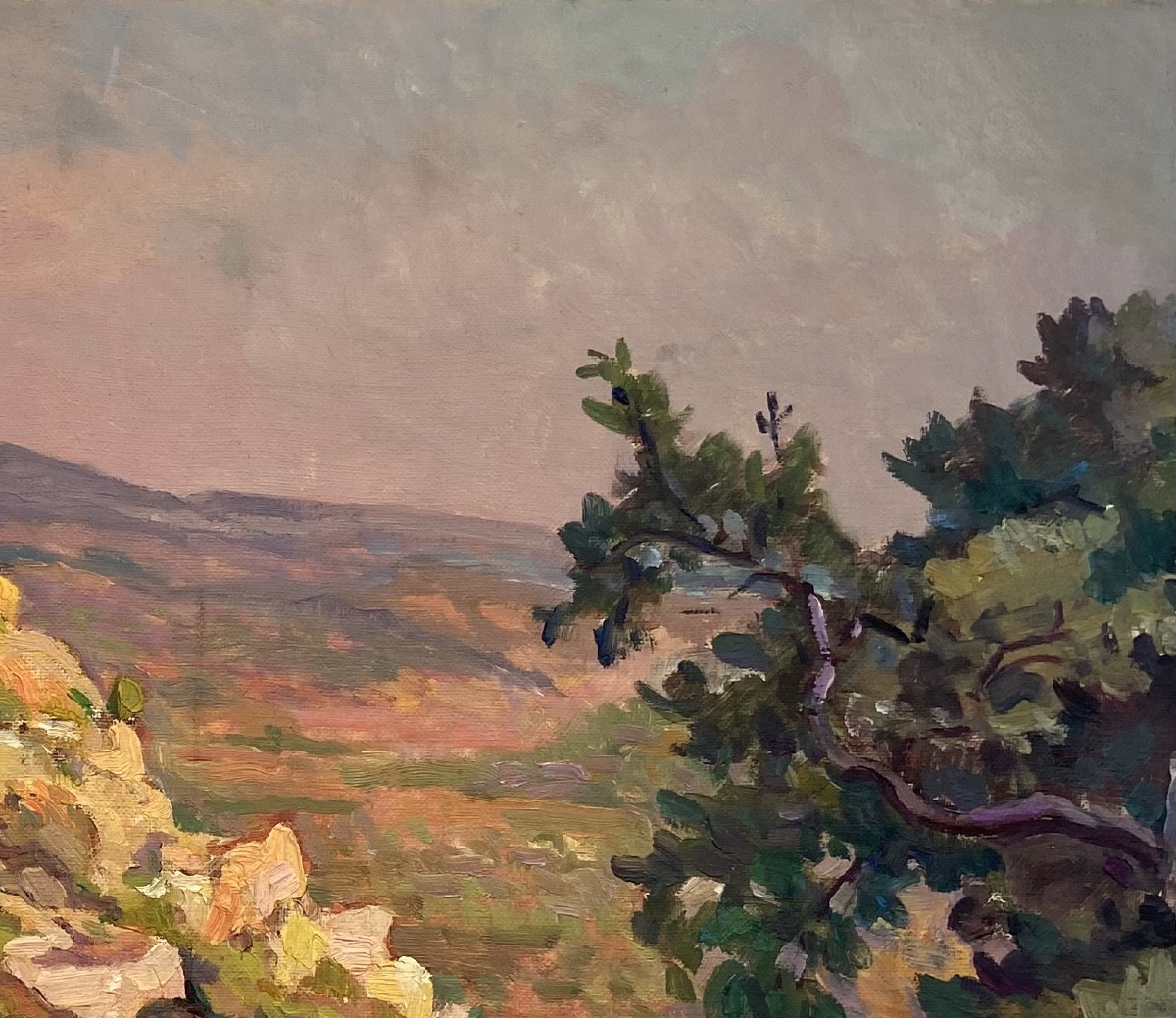 Jos Henri Ponchin (1897 - 1981) — Village On A Valleyside-photo-3