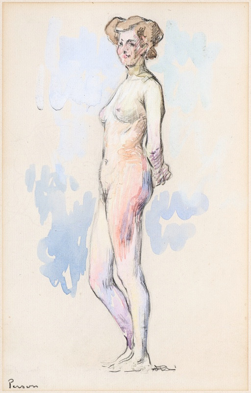Henri Person (1876 - 1926) — Standing Nude