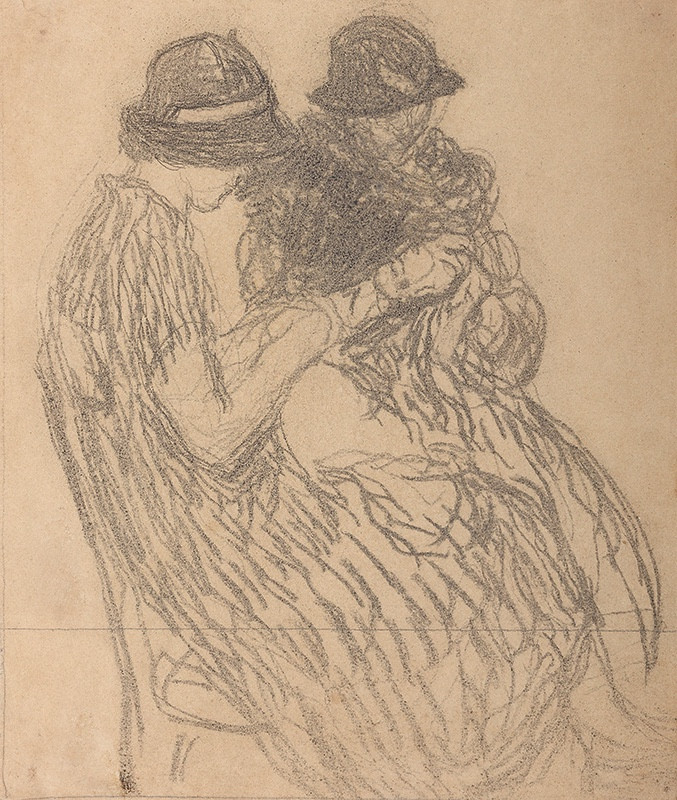 Henri Martin (1860 - 1943) — Nannies  Sewing