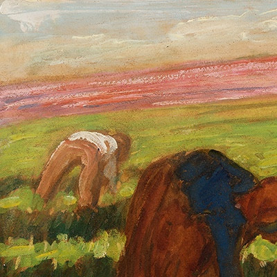 René Seyssaud (1867 - 1952) — The Gleaners, Circa 1900-photo-2