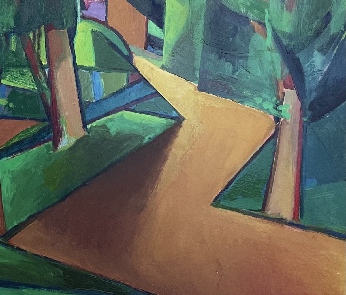 Georges-henri Pescadère (1915 - 2003) — Path Through The Trees, April 2002-photo-1