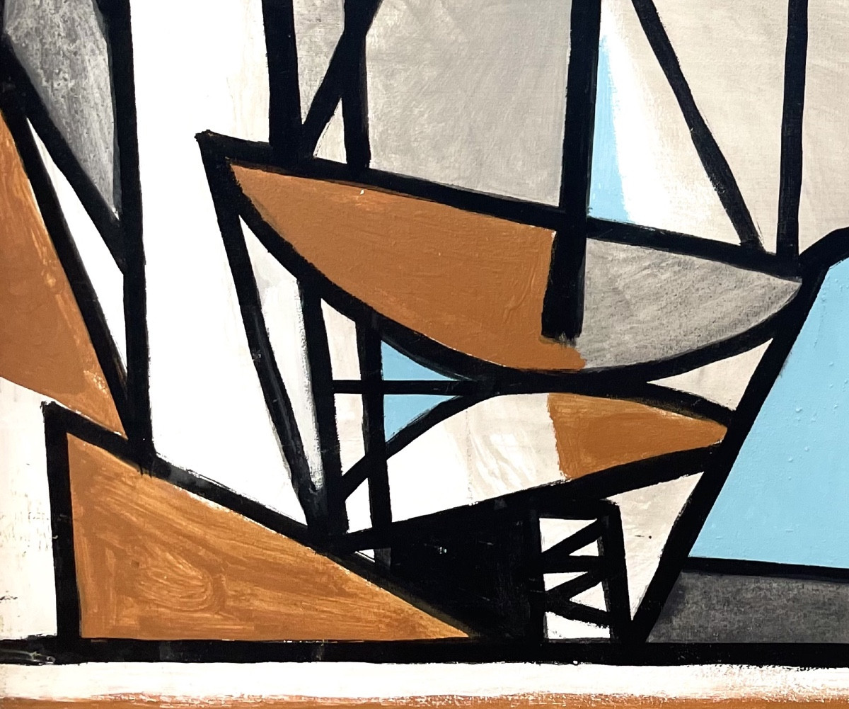 Georges-Henri Pescadère (1915 - 2003) — Composition maritime, août 1991-photo-4