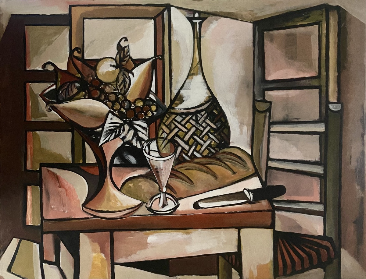 Georges-Henri Pescadère (1915 - 2003) — "Table garnie I", février 1977