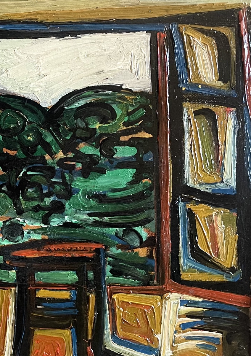 Georges-henri Pescadère (1915 - 2003) — Cage, Open Window-photo-4